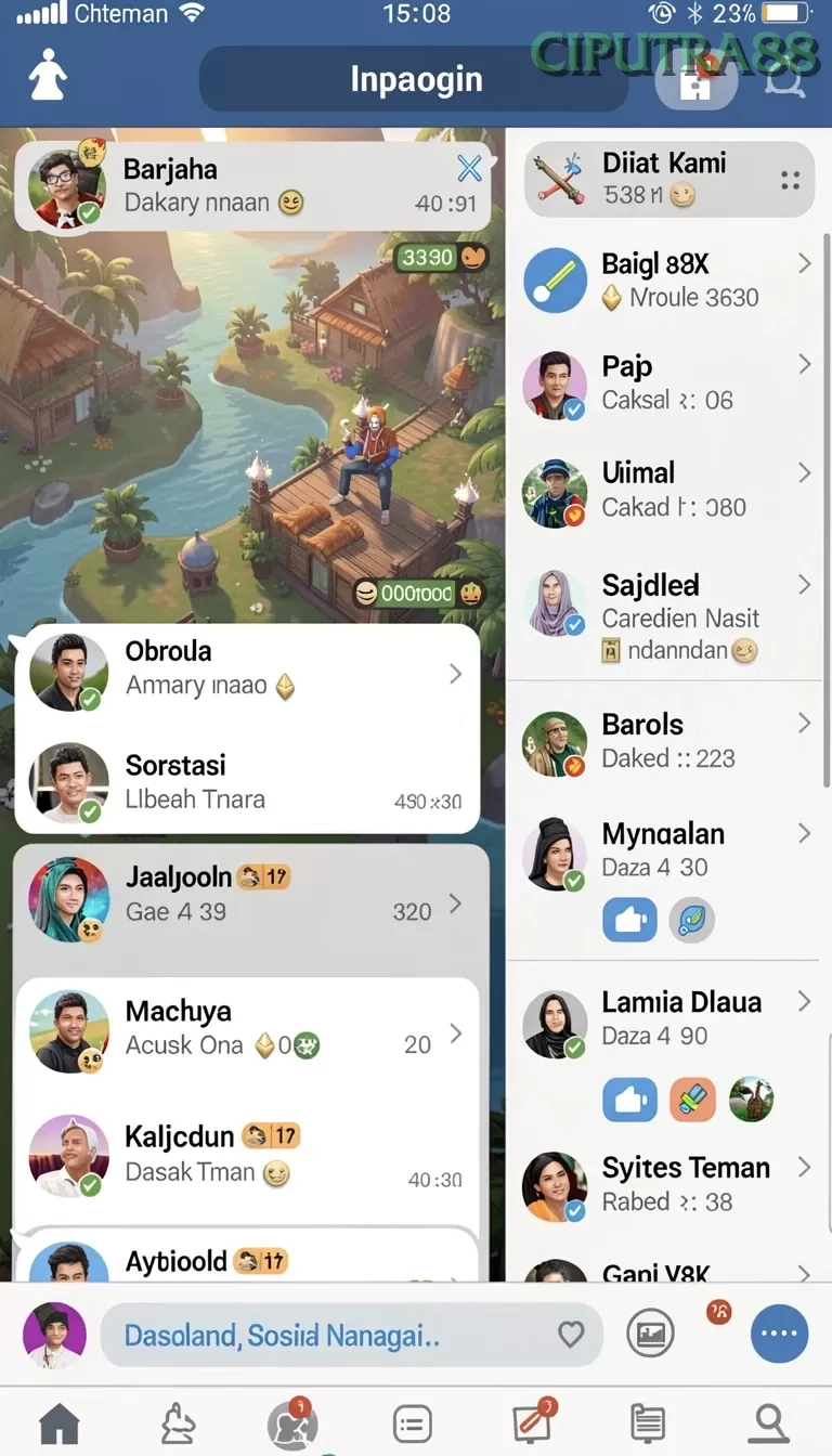 Cuplikan layar F7F7 — aktivitas
