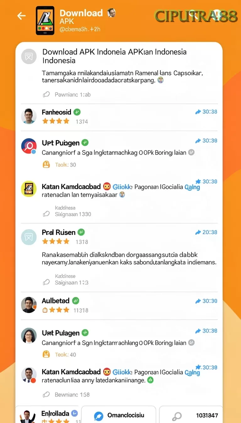Cuplikan layar F7F7 — menu navigasi